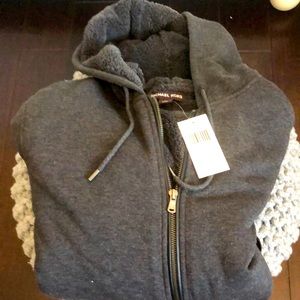Cozy Michael Kors Fleece-lined Zip-up - New with tags
